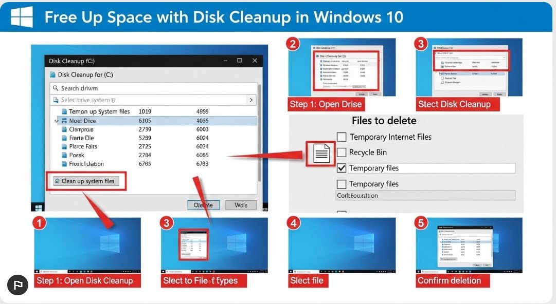 disk cleanup windows 10